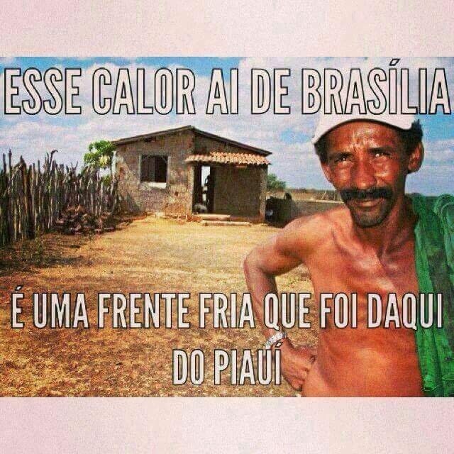 Confira os melhores memes da sobre o calorão de Brasília