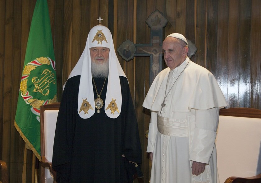 Encontro entre papa e líder da Igreja Ortodoxa Russa marca ...