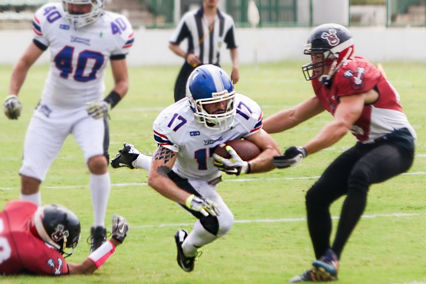 Futebol americano anima o domingo no Distrito Federal