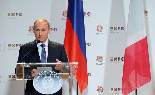 Vladimir Putin Visits Expo 2015 In Milan