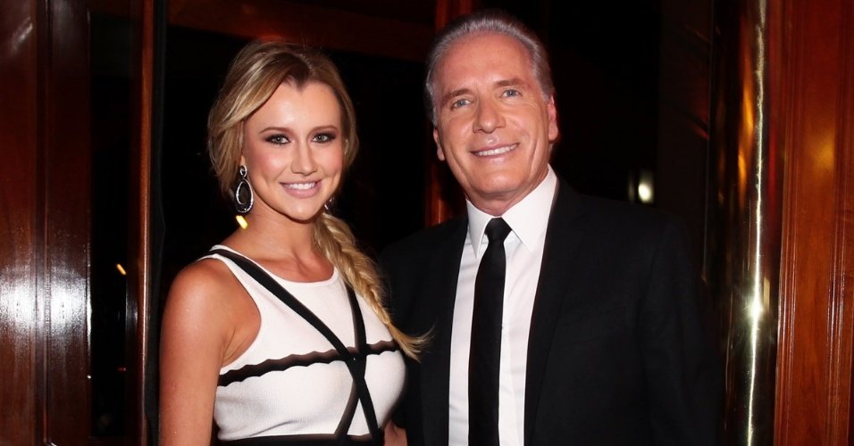 Ana Paula Siebert e Roberto Justus