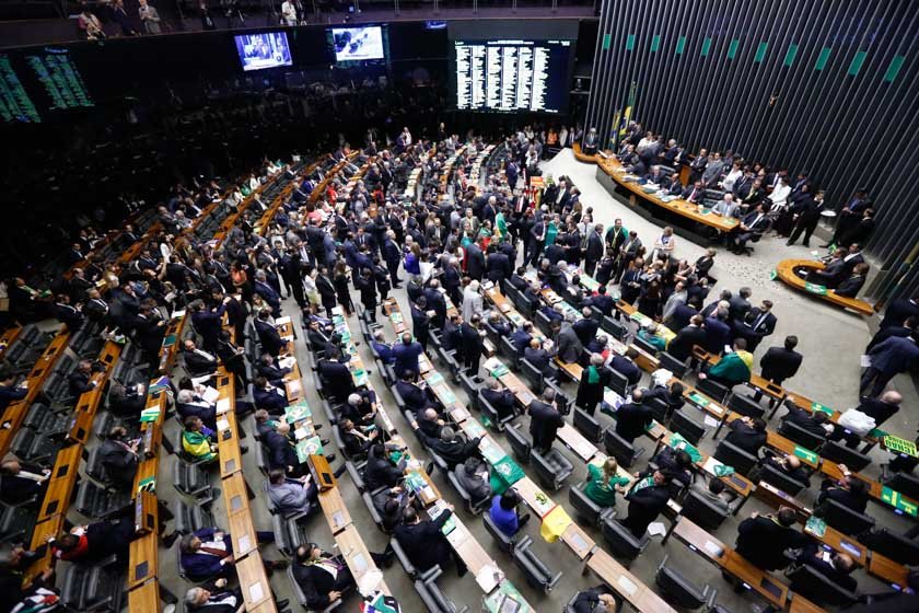 Votação na Câmara dos Deputados do impeachment ao afastamento da presidenta Dilma Rousseff – Brasília – DF 17/04/2016