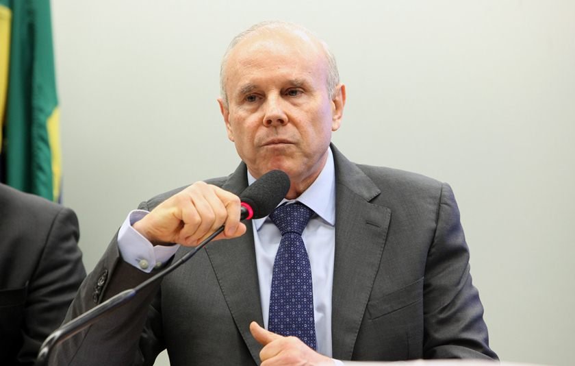 Guido Mantega fala durante uma oitiva nana Câmara dos Deputados em Brasília / Metrópoles