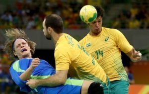 Handebol masculino do Brasil perde para a Eslovênia