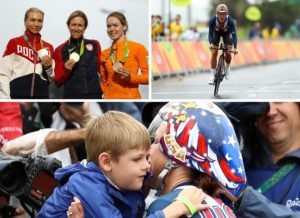 Kristin Armstrong leva medalha de ouro, mas deixa prova sangrando