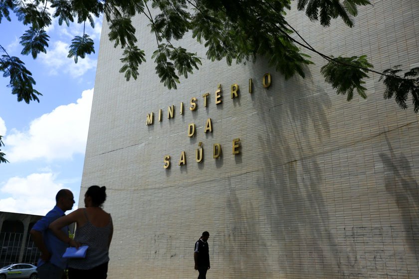 fachada do ministério da saúde