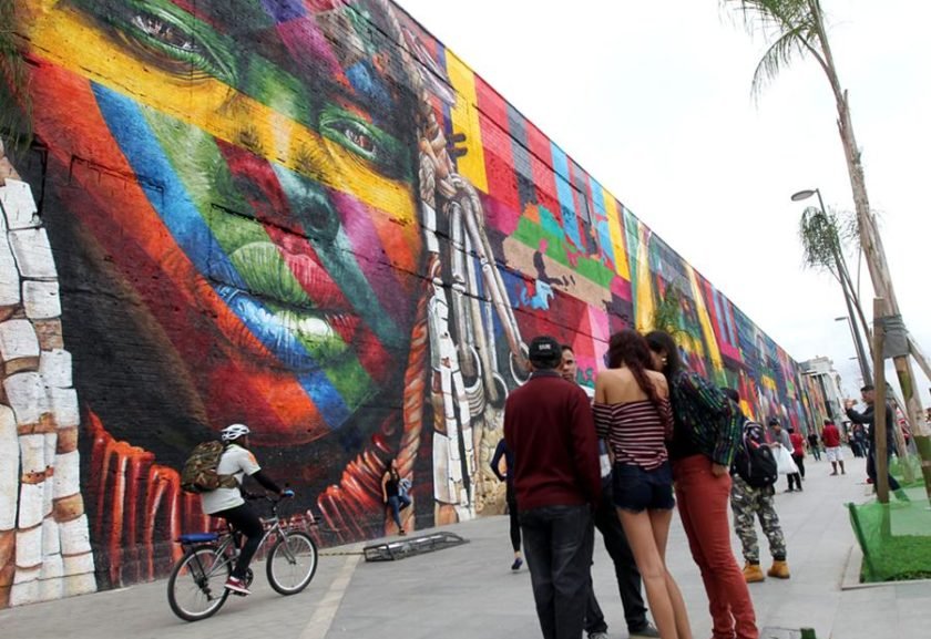 Mural de Kobra no Rio vai para o Guinness como maior 