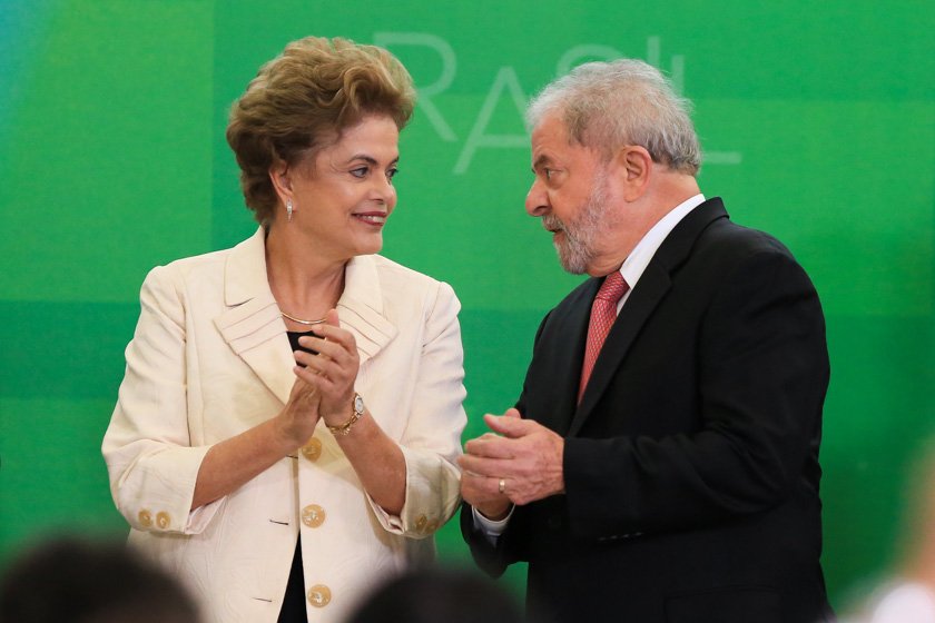 Posse do Luis Inacio Lula da Silva como novo ministro da casa civil no governo Dilma Rousseff