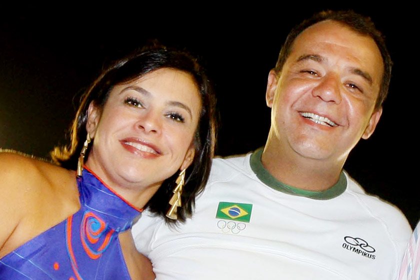 Sérgio Cabral e Adriana Ancelmo