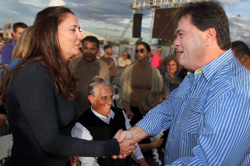 Liliane Roriz, Joaquim Roriz e Gim Argello