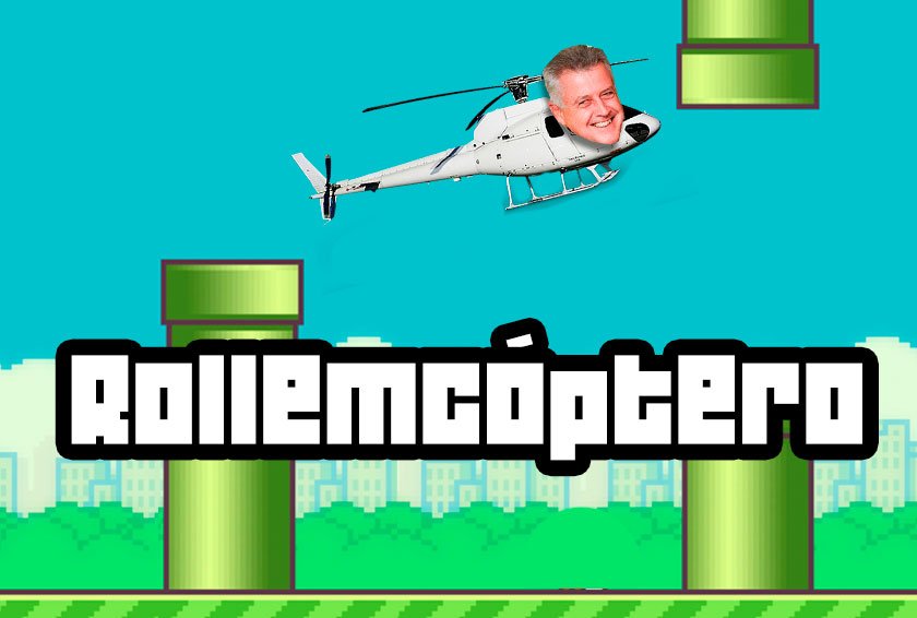 Rollemcóptero”: conheça a versão de “Flappy Bird” para Rollemberg