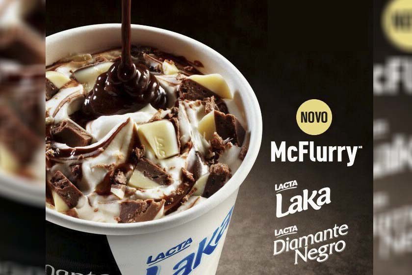 McDonald's anuncia sorvete de Diamante Negro com Laka