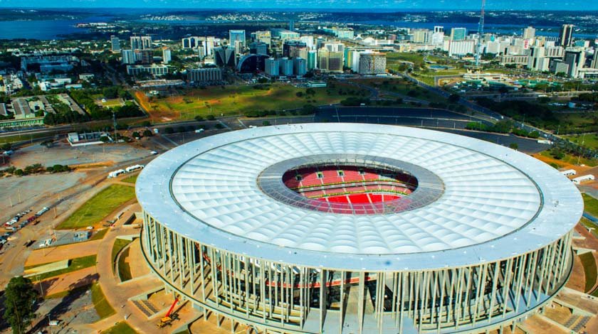 Em apenas cinco jogos da Copa, público do Novo Mané Garrincha