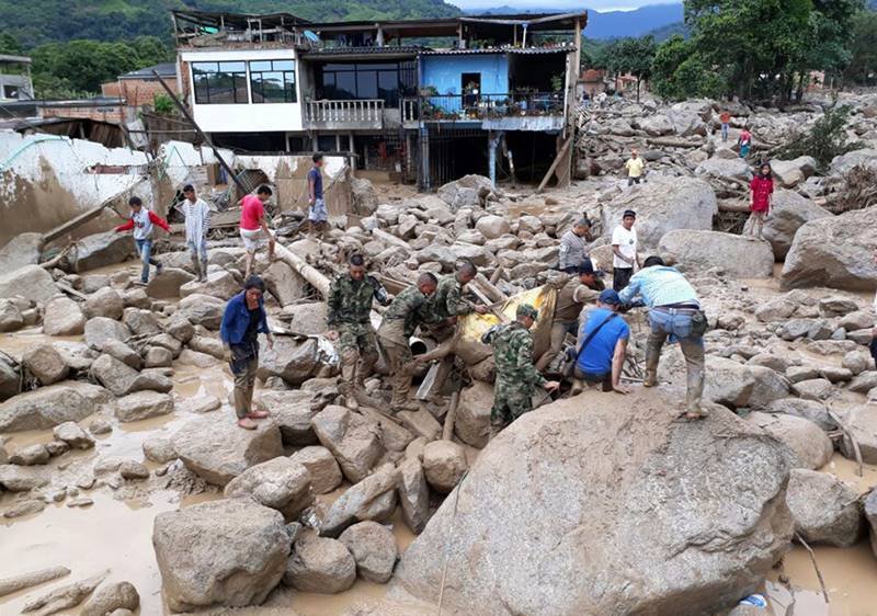 Colômbia: Número de mortos após chuvas intensas em Mocoa passa de 150