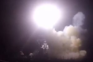 Veja as primeiras imagens divulgadas do bombardeio americano à Síria