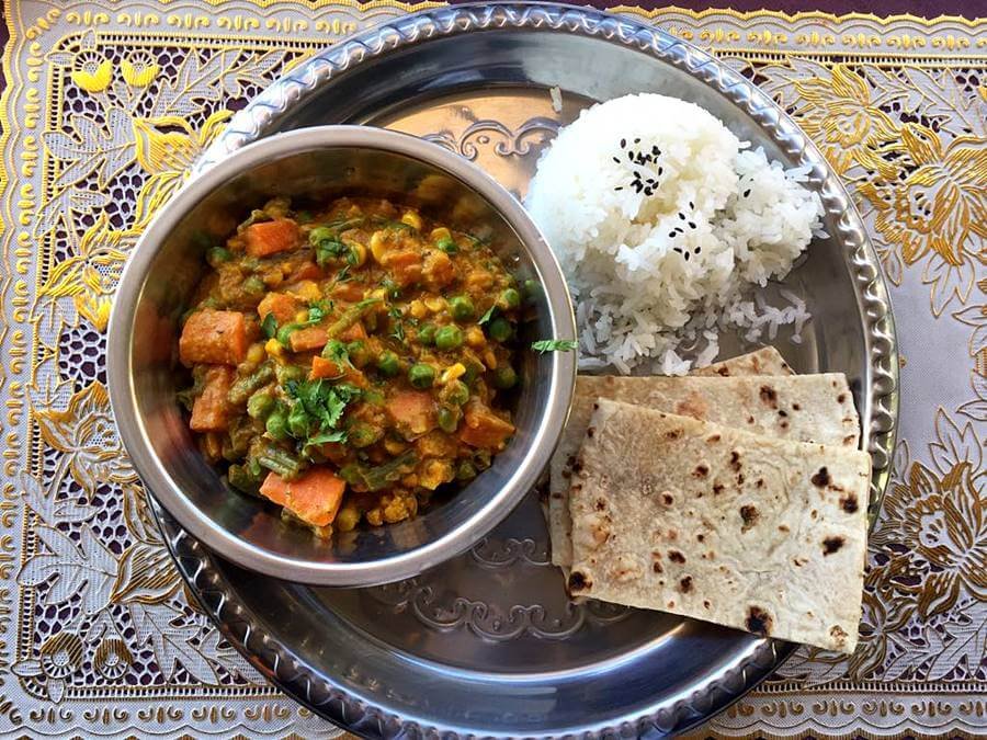 Indian House _- Curry de legumes (1)