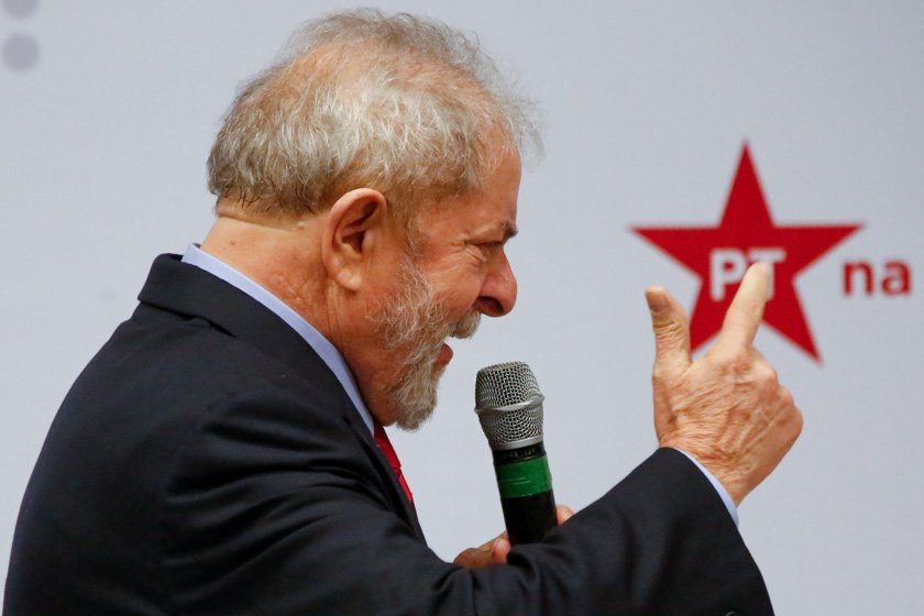 Luiz Inácio Lula da Silva durante evento do PT em Brasília. - Brasília(DF), 24/04/2017