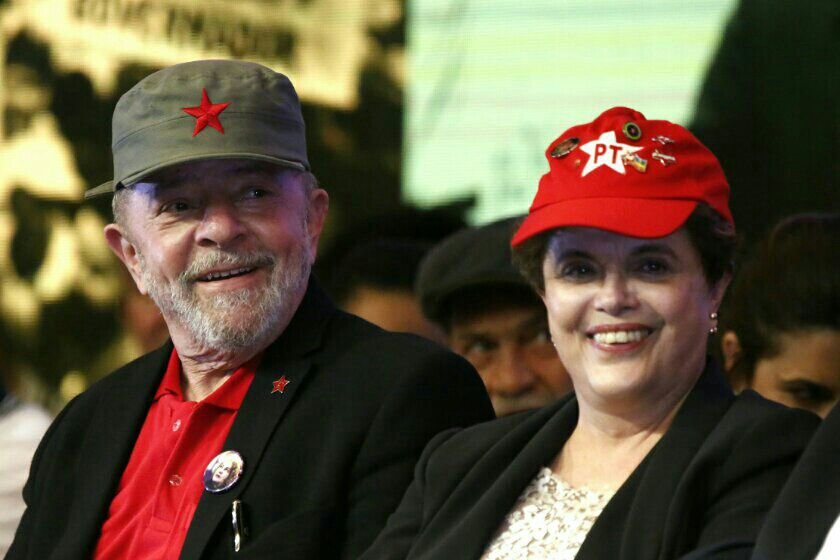 O presidente Lula e Dilma Rousseff