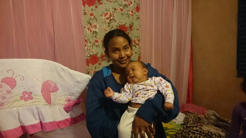 Mãe de bebê sequestrado
