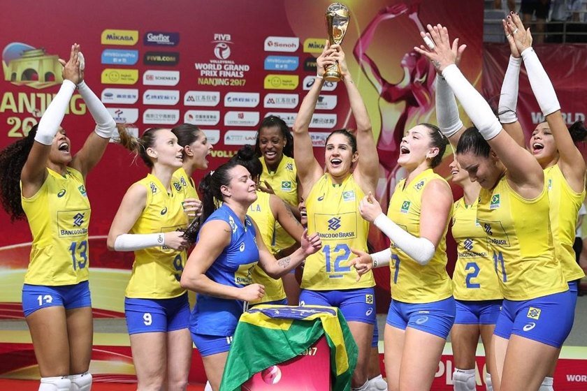 volei grand prix brasil campeão