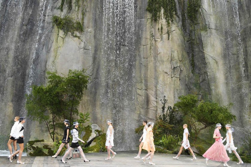 chanel waterfall bolsa