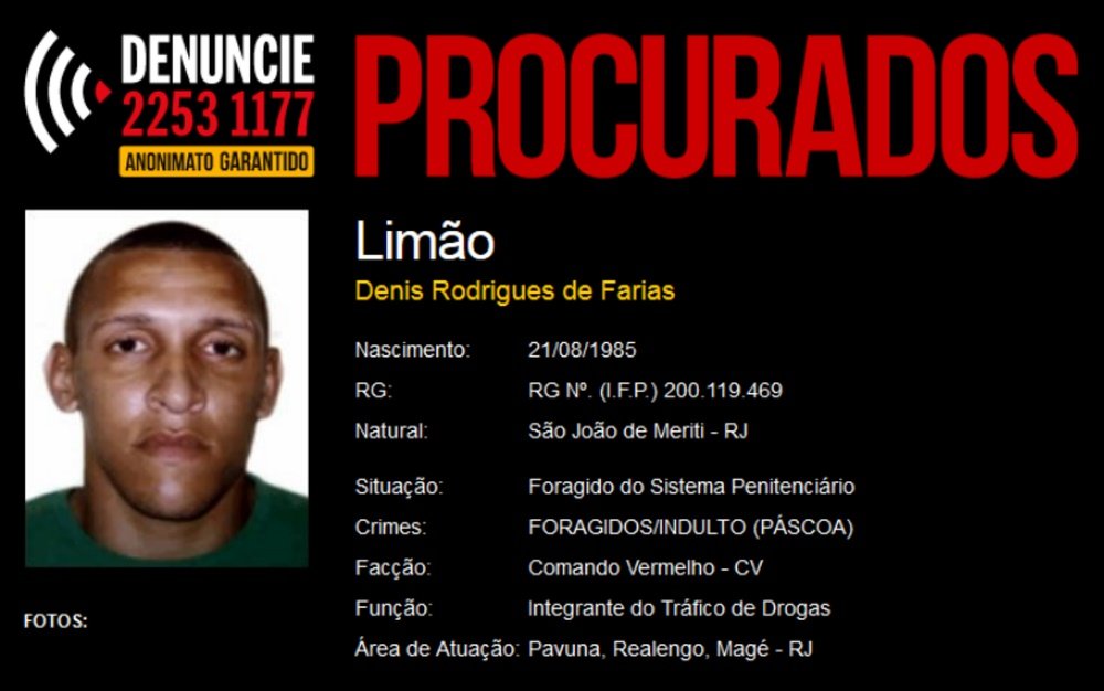 Divulgação/Procurados.org