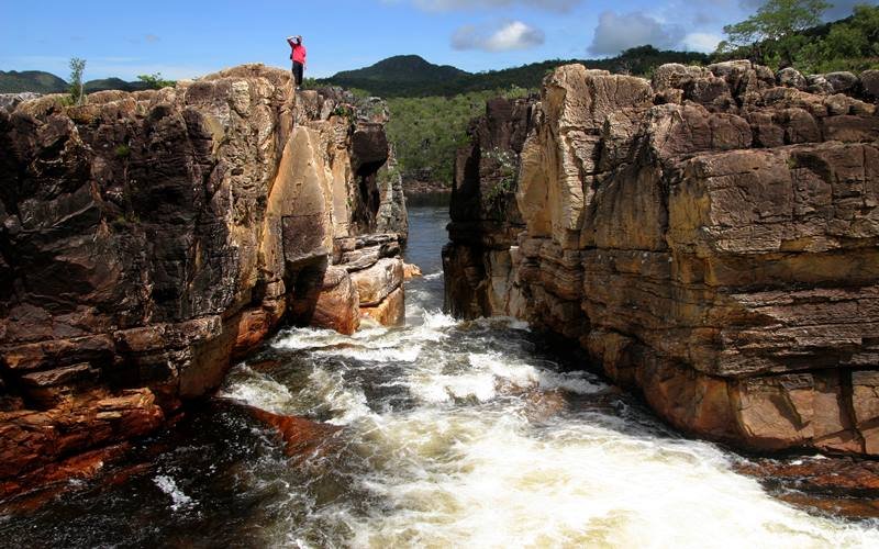Cânion na Chapada dos Veadeiros