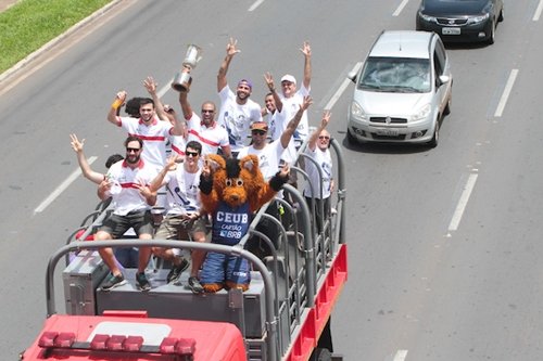 Carreata de comemoração time UniCeub/BRB - Brasília - DF 12/12/2015