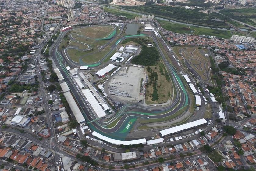 Autódromo de Interlagos visto de cima