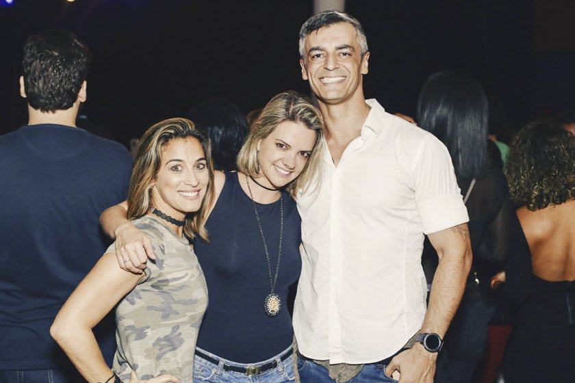 Carolina Meirelles, Carolina Lobo e Flávio Leite