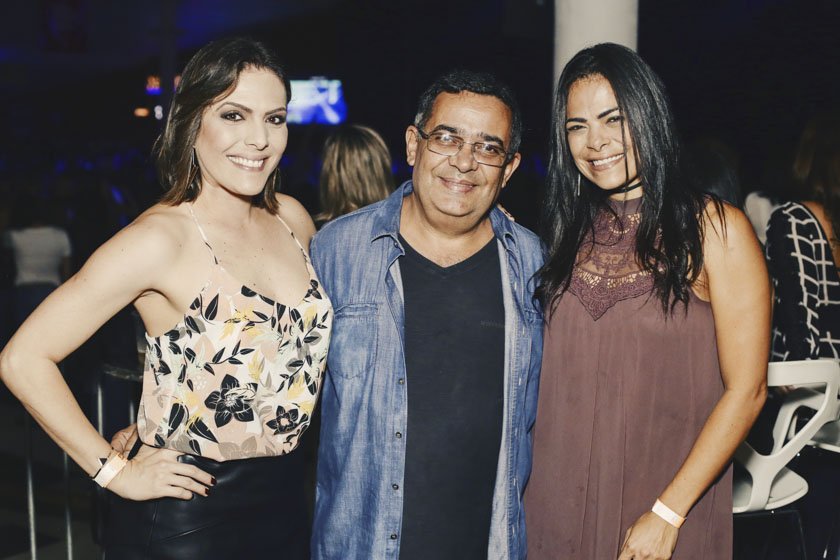 Elisa Guimarães, Daniel Dourado e Paola Abarca