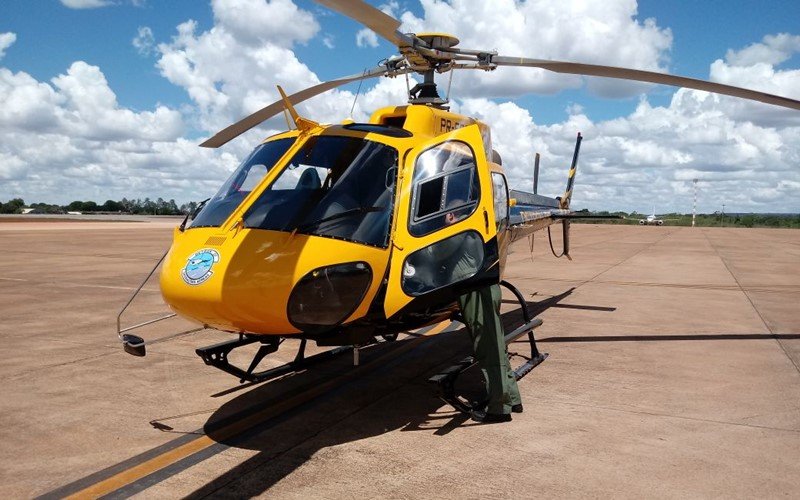 Helicóptero do Detran leva 1º coração a ser transplantado no DF no ano