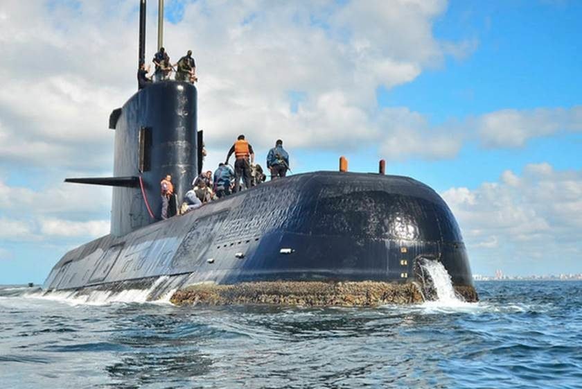 Reprodução/Marinha Argentina, via AP