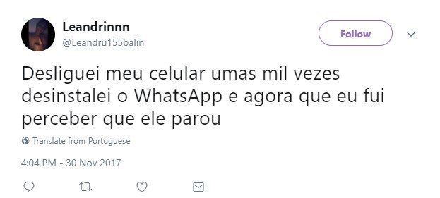 Whatsapp cai e apresenta instabilidade no mundo