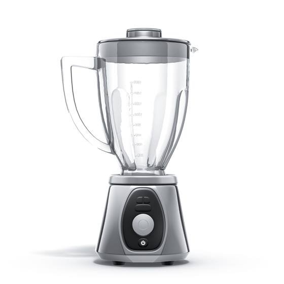 3d rendering blender on white background