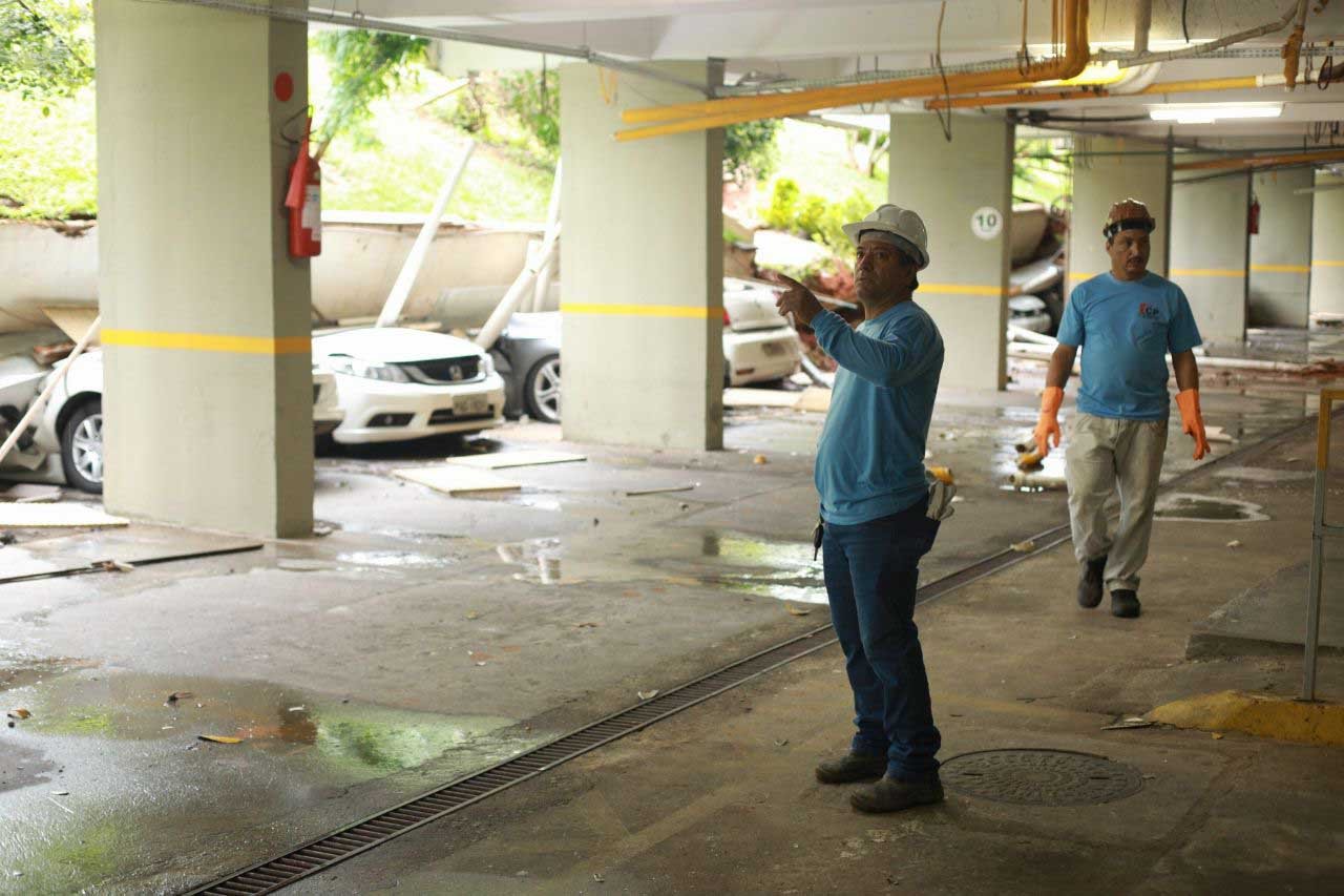 Desabamento da Garagem 210 Norte