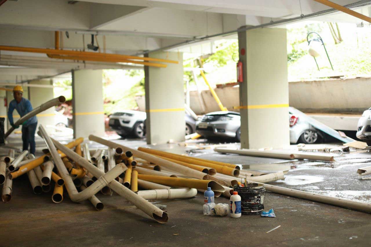 Desabamento da Garagem 210 Norte