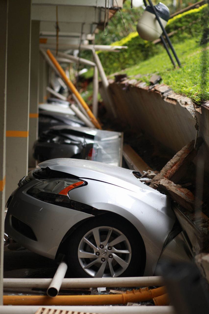 Desabamento da Garagem 210 Norte