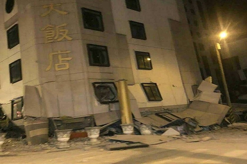 Taiwán informa de personas atrapadas y daños por terremoto de 6,4 grados