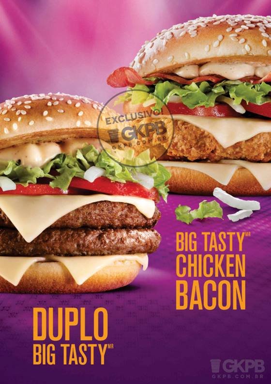 McDonald’s anuncia três novas versões para o Big Tasty Metrópoles