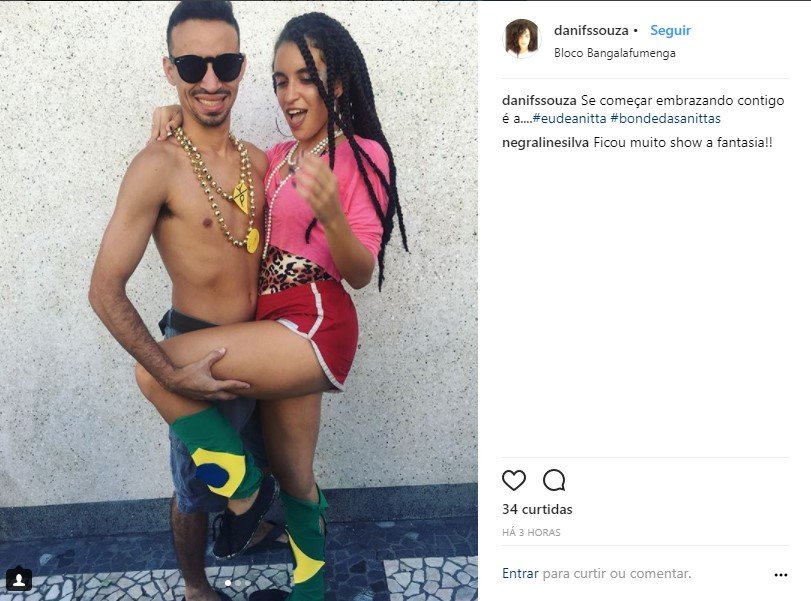 Fantasias vai malandra