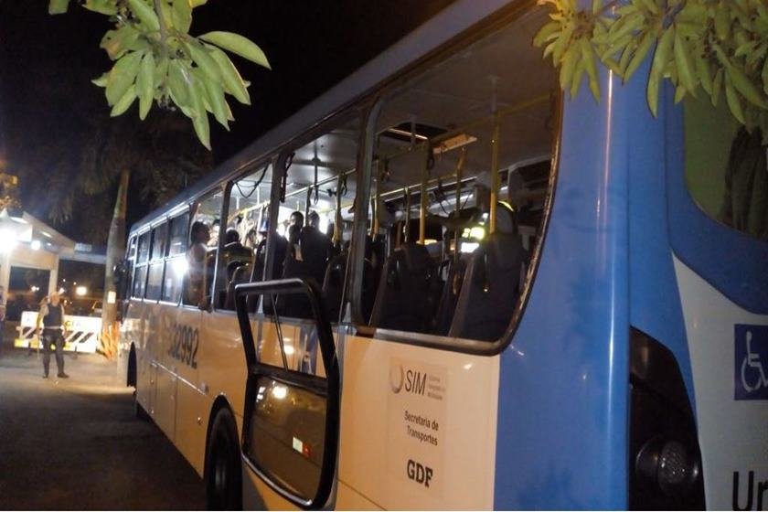 ônibus depredados carnaval