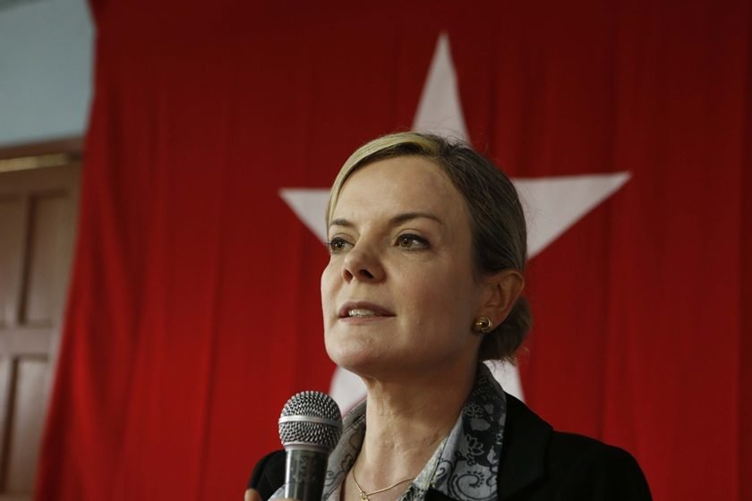 Gleisi Hoffmann, presidente nacional do PT