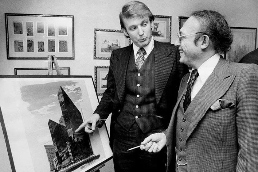 Donald Trump with Alfred Eisenpreis, New York City Economic