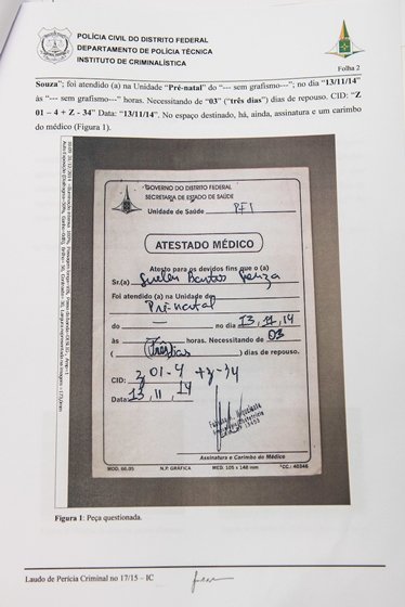 dispositivo da pcdf fraude perícia documentoscópica