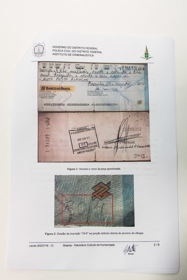 dispositivo da pcdf fraude perícia documentoscópica