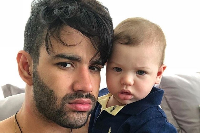 Gusttavo Lima e filho
