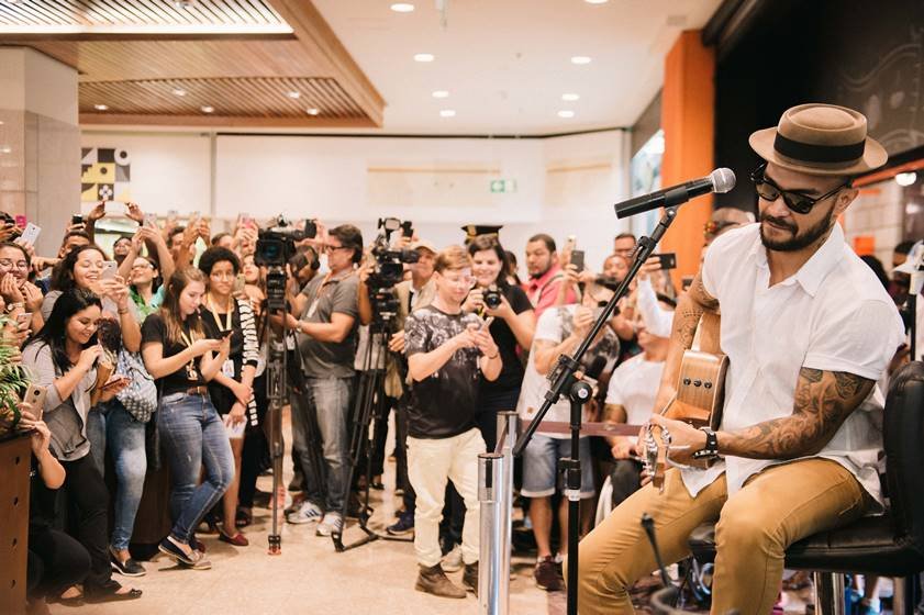 Brasília (DF), 03/03/2018 Thiago Brava canta em pedido de casam