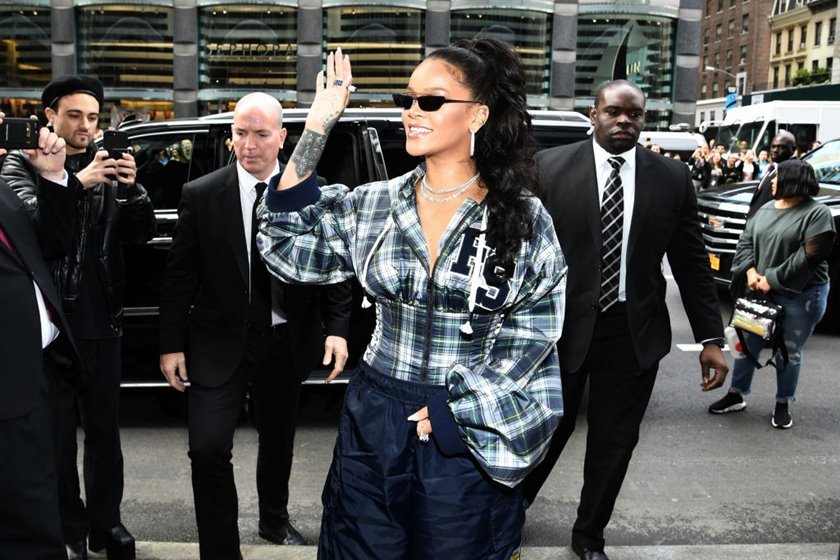 Rihanna Hosts Pep Rally To Celebrate Launch Of The AW17 FENTY PUMA By Rihanna Collection At Bloomingdales On 59th Street