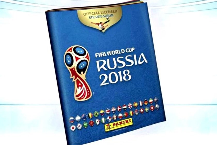 Panini lança álbum de figurinhas oficial da Copa do Mundo 2018